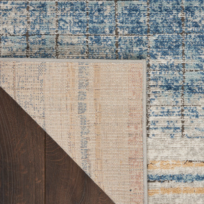 Nourison Home Quarry  Blue  Contemporary