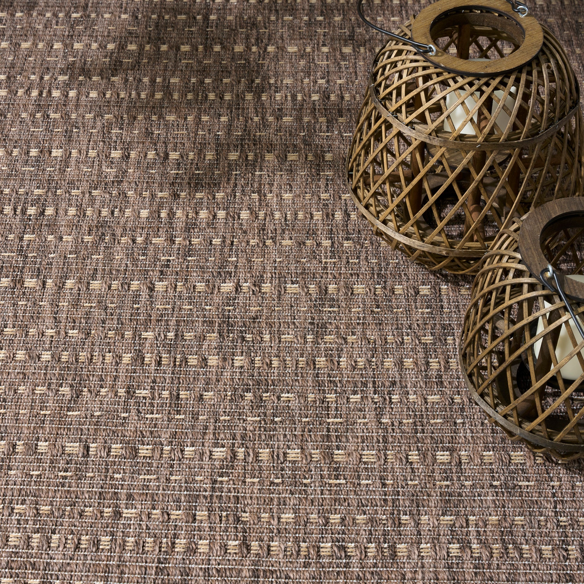 Nourison Home Tulum  Brown  Contemporary