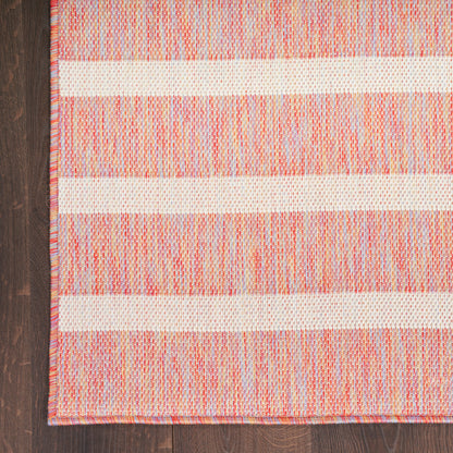 Nourison Home Positano  Rainbow Ivory  Contemporary