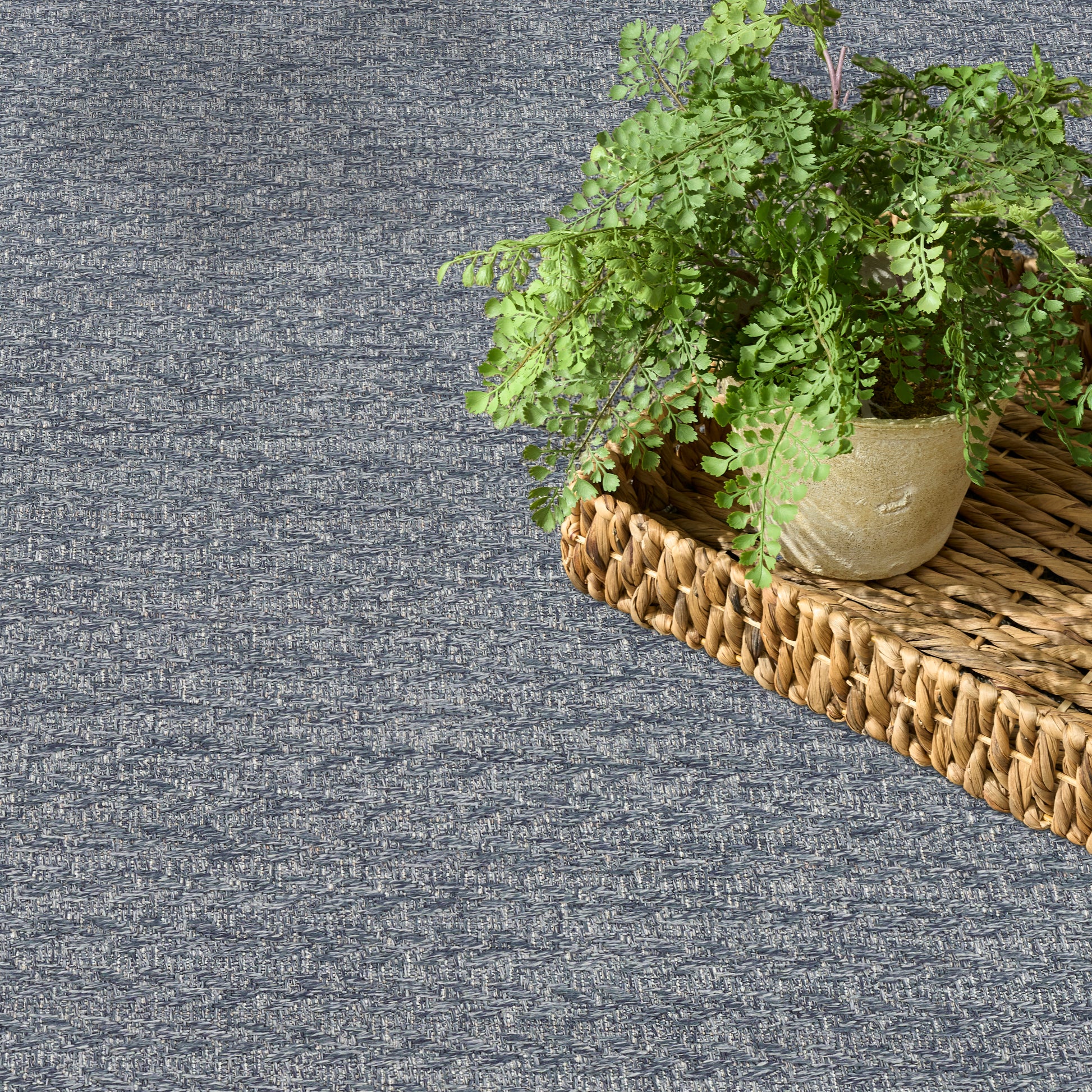 Nourison Home Tulum  Denim  Contemporary