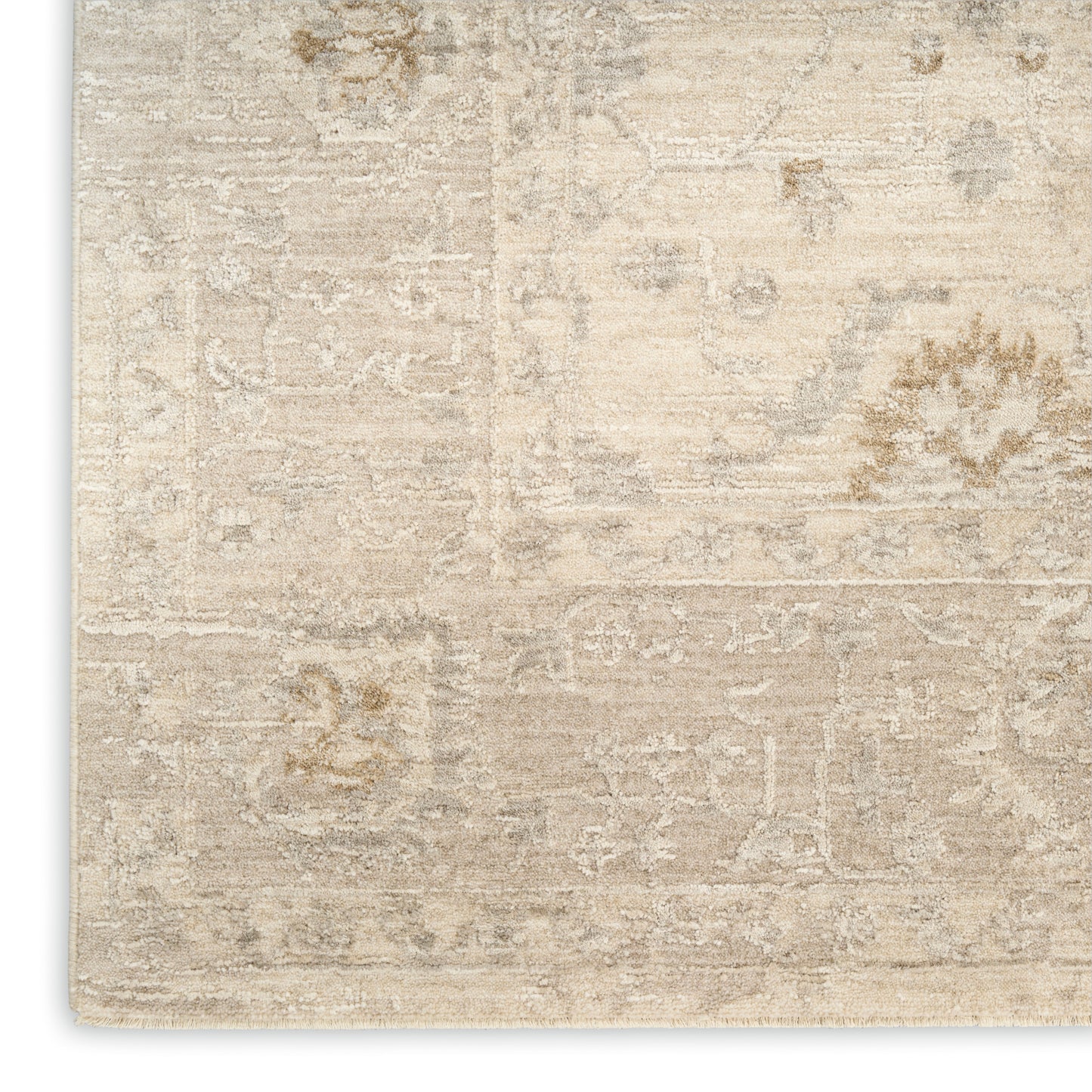 Nourison Home Moonlit  Ivory Grey  Traditional