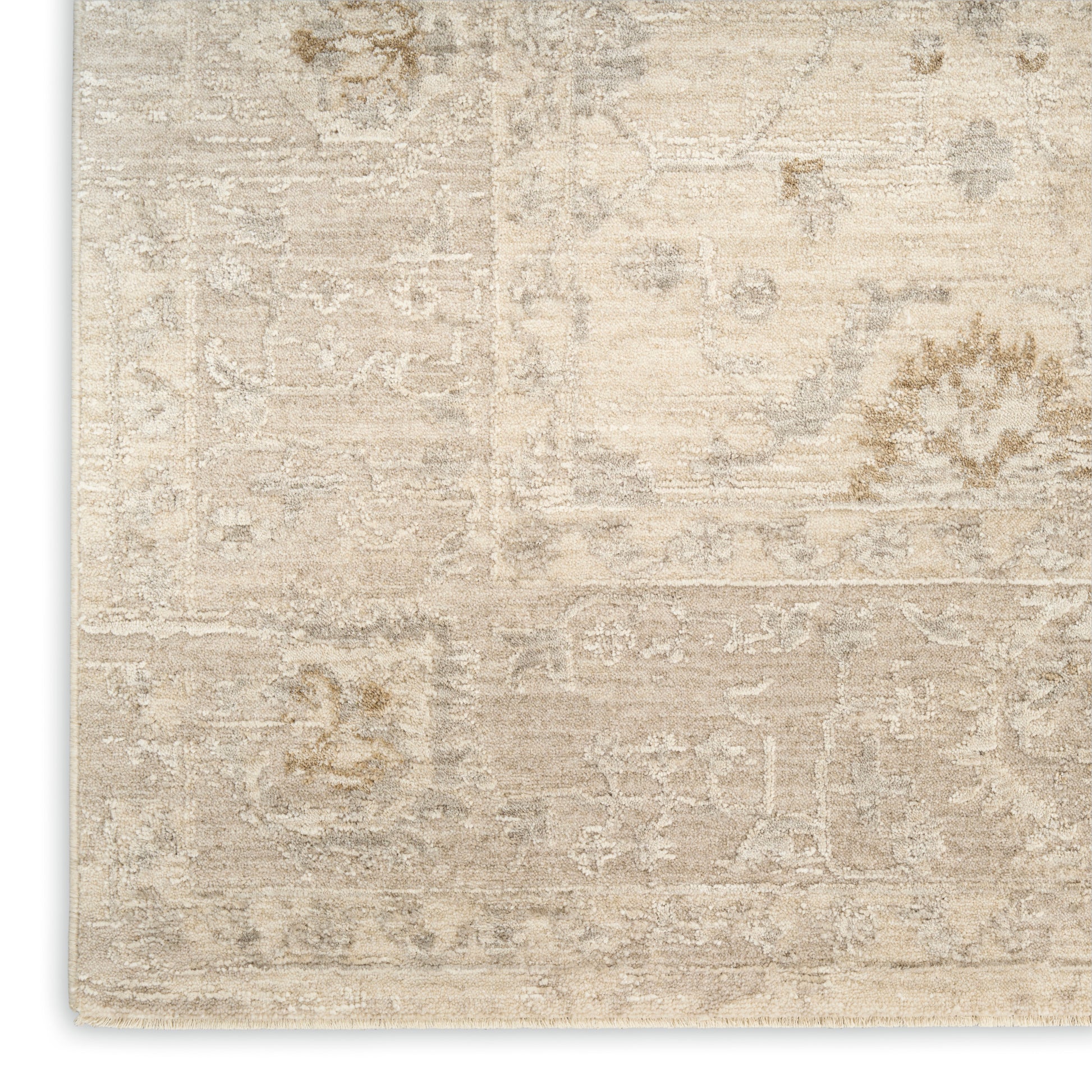 Nourison Home Moonlit  Ivory Grey  Traditional