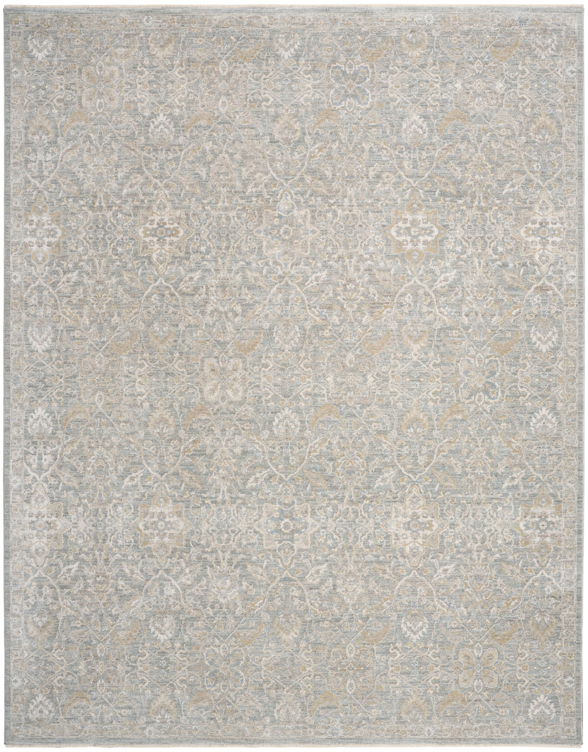 Nourison Home Envy  Blue Silver  Traditional