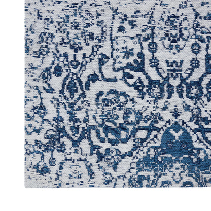 Nourison Home Damask  Ivory Navy  Transitional