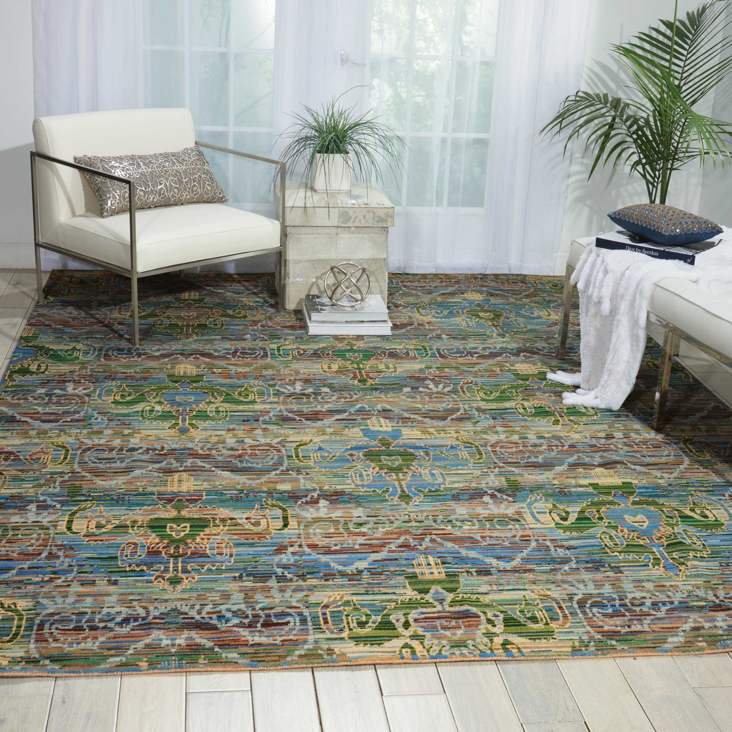 Nourison Home Rhapsody  Seaglass  Transitional