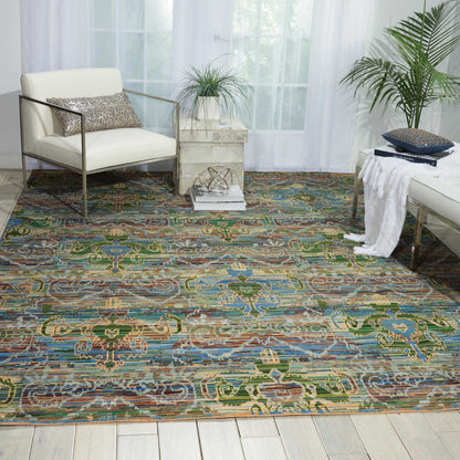 Nourison Home Rhapsody  Seaglass  Transitional