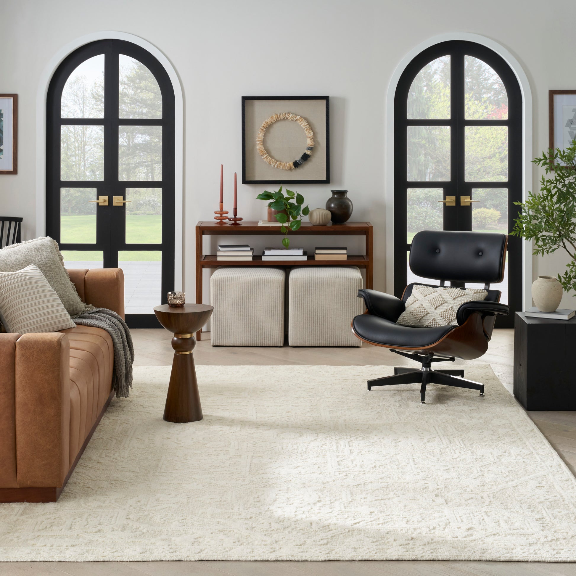 Nourison Home Blanco  Ivory  Contemporary