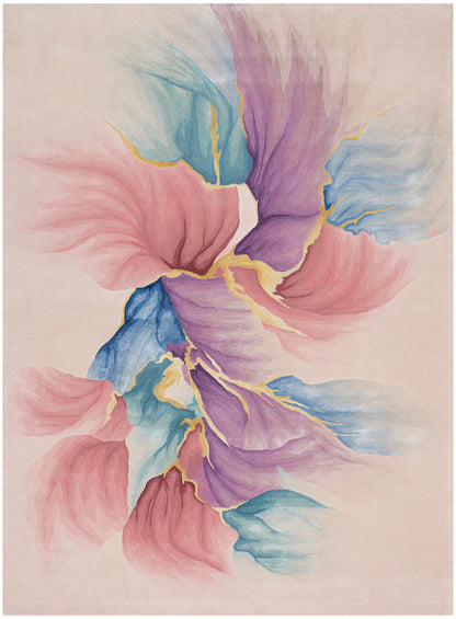 Nourison Home Prismatic PRS34 Ivory Contemporary Hand Tufted Rug