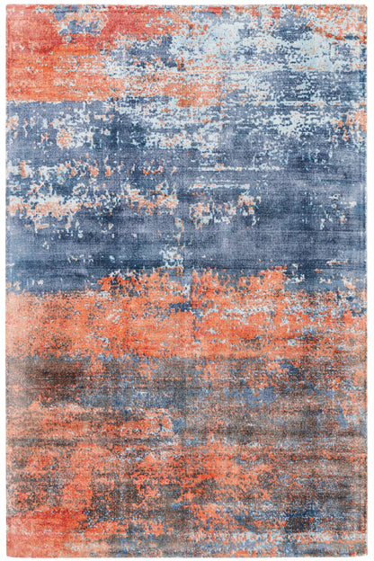 Nourison Home Safari Dreams KI374 Blue Brick Contemporary Loomed Rug