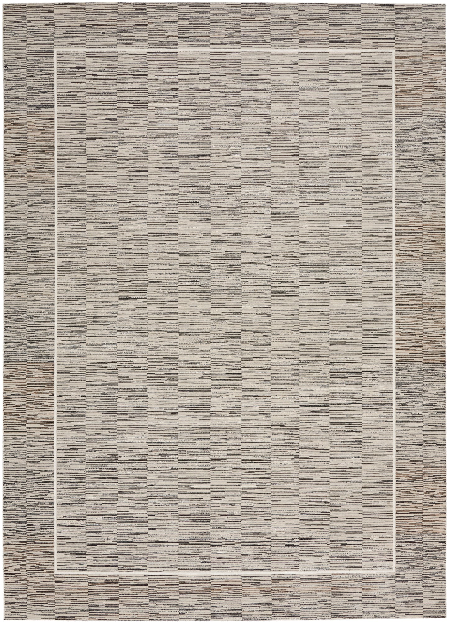Nourison Home Desire DSR02 Charcoal Grey Contemporary Power-loomed Rug