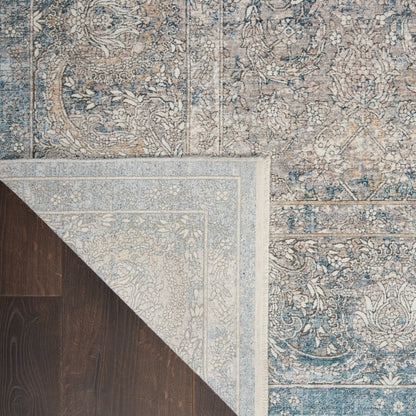 Nourison Home Starry Nights  Cream Blue  Traditional