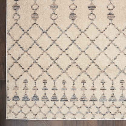Nourison Home Palermo  Beige Grey  Contemporary