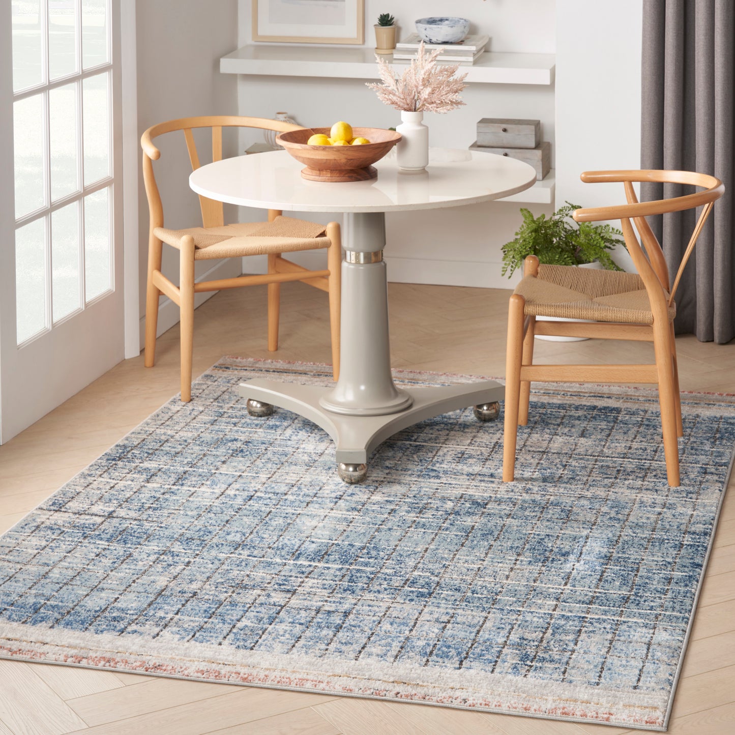 Nourison Home Quarry  Blue  Contemporary