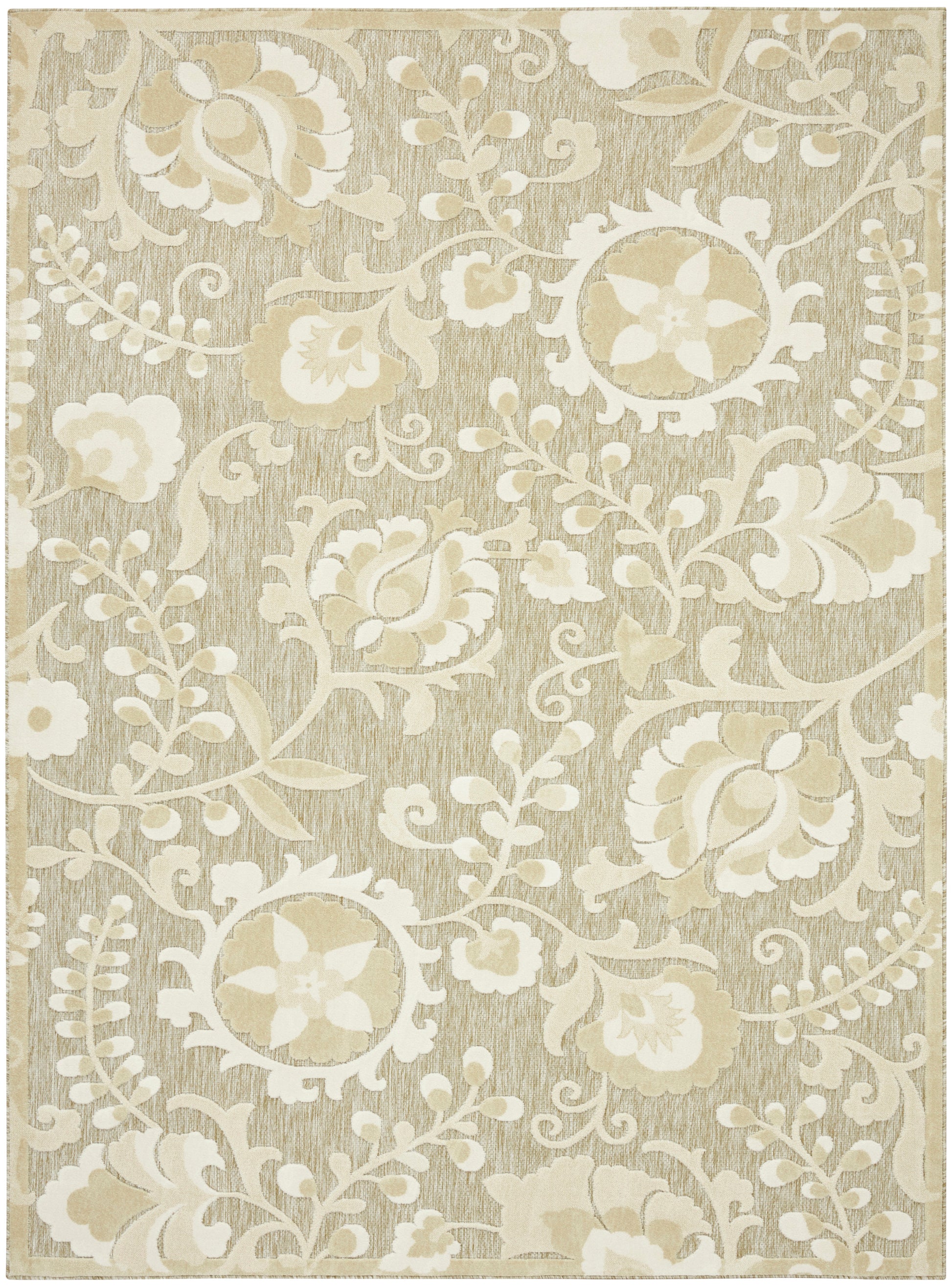 Nourison Home Aloha  Ivory Sage  Contemporary