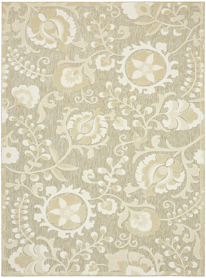 Nourison Home Aloha  Ivory Sage  Contemporary