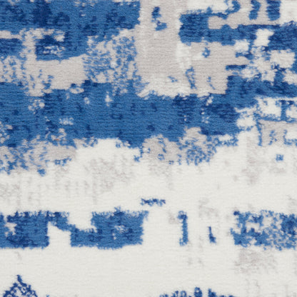 Nourison Home Whimsicle  Ivory Navy  Contemporary