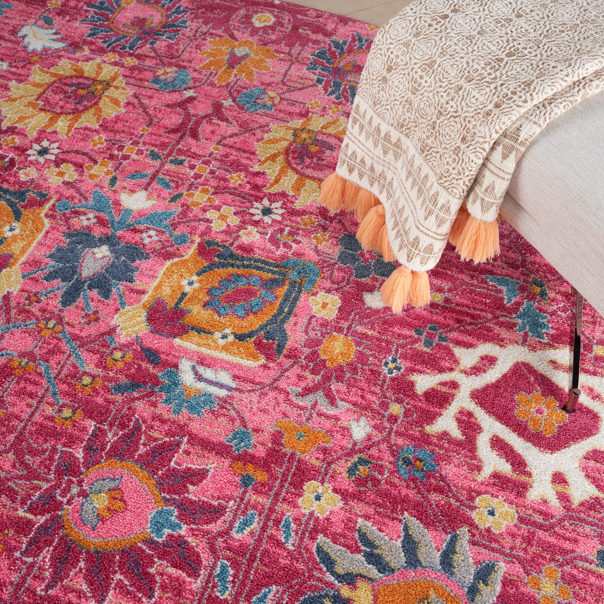 Nourison Home Passion  Fuchsia  Transitional