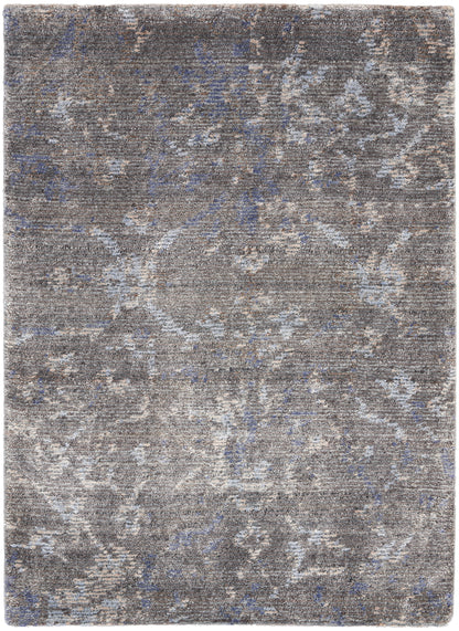 Nourison Home Lucent LCN04 Coal Transitional Knotted Rug