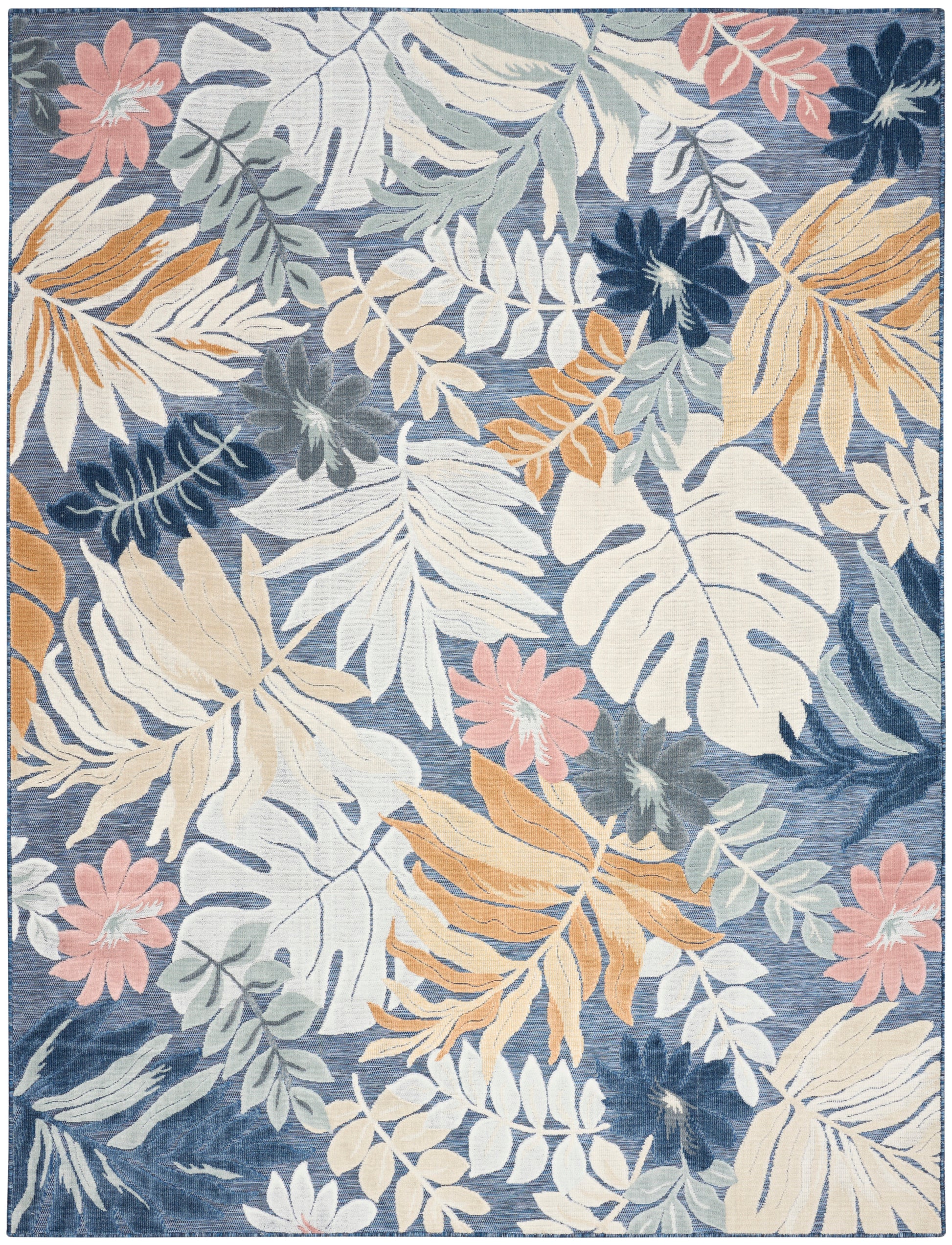 Nourison Home Suncoast  Denim Multicolor  Contemporary