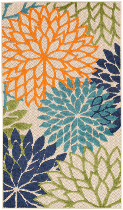 Nourison Home Aloha ALH05 Multicolor Contemporary Power-loomed Rugs