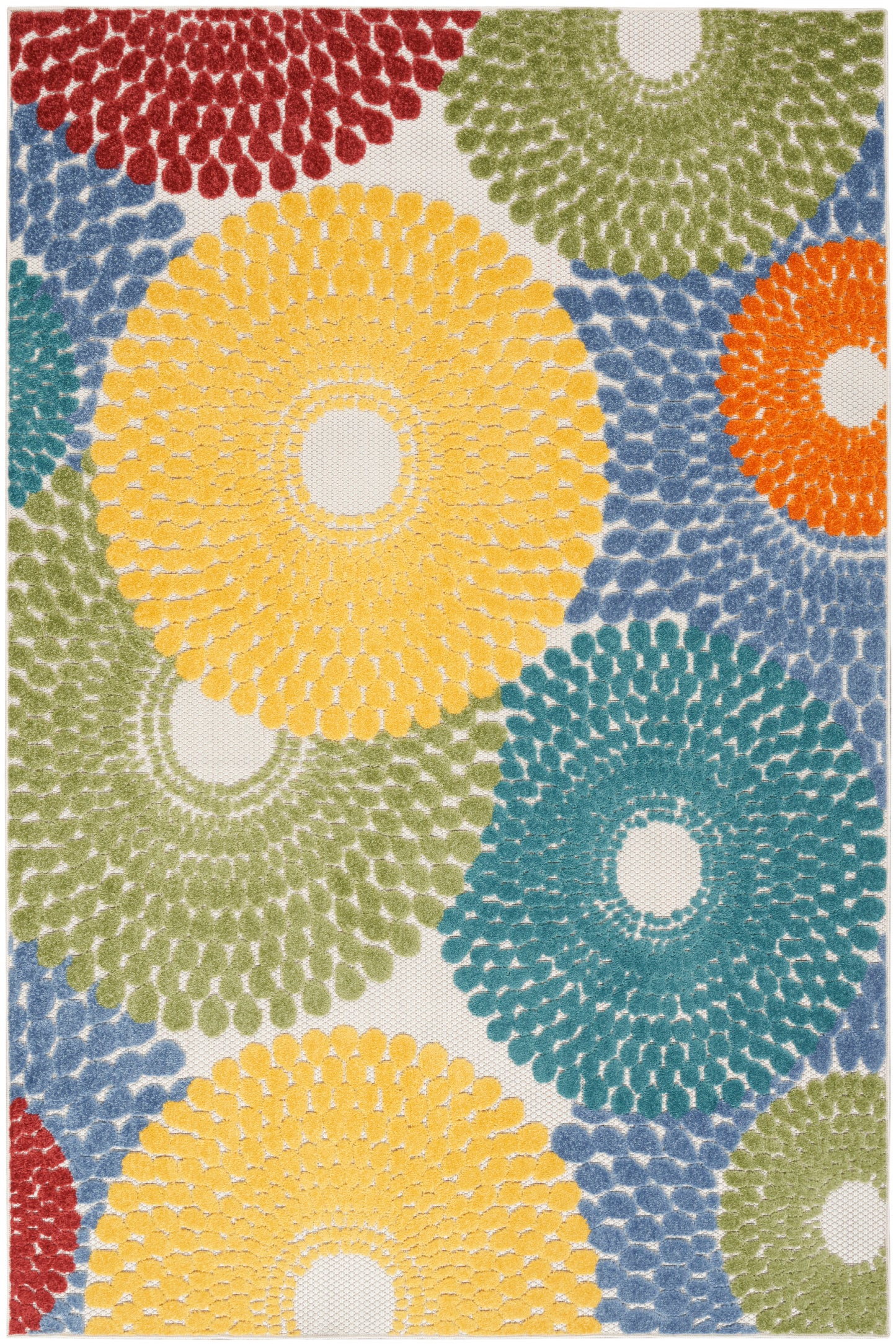Nourison Home Aloha ALH29 Multicolor Contemporary Power-loomed Rugs