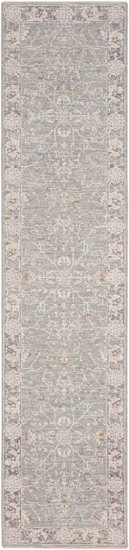 Nourison Home Infinite IFT01 Blue Ivory Traditional Power-loomed Rug