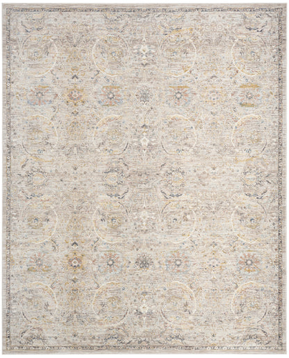 Nourison Home Antique Fusion ANF03 Light Grey Traditional Machine Woven Rug