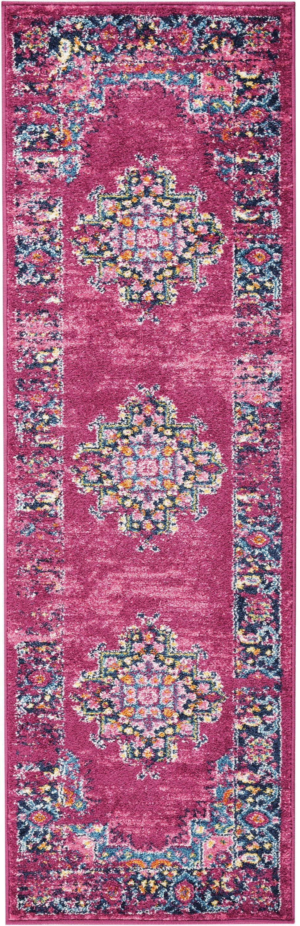 Nourison Home Passion PSN03 Fuchsia Transitional Power-loomed Rugs