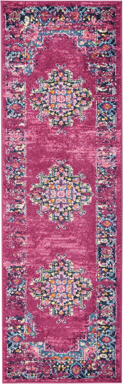 Nourison Home Passion PSN03 Fuchsia Transitional Power-loomed Rugs