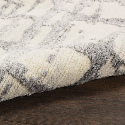 Nourison Home Luna  Ivory Grey  Contemporary