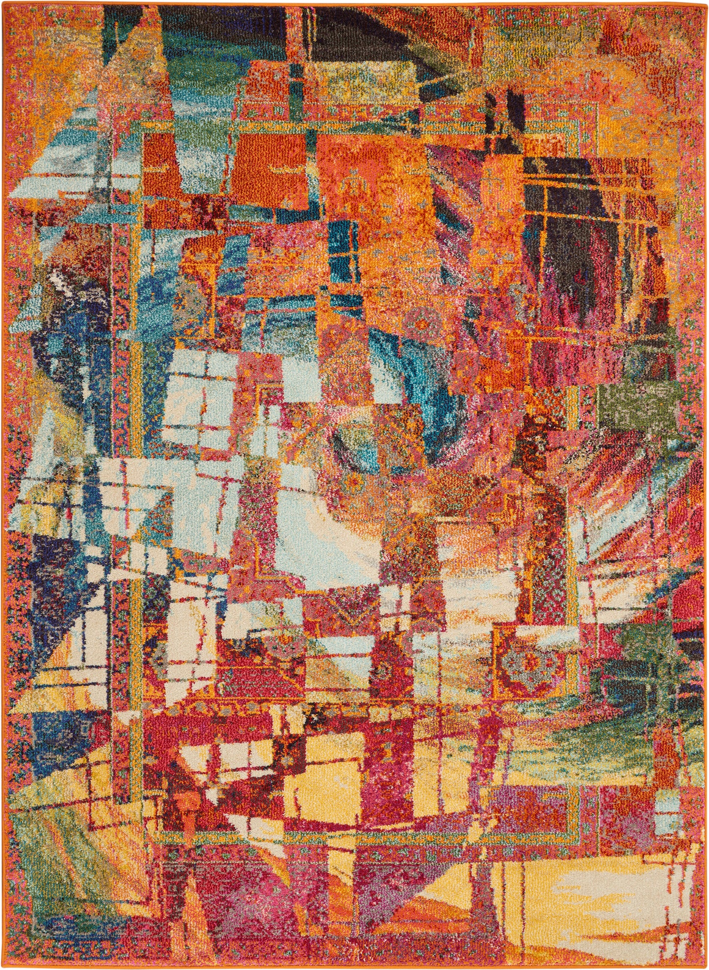 Nourison Home Celestial  Stained Glass  Contemporary