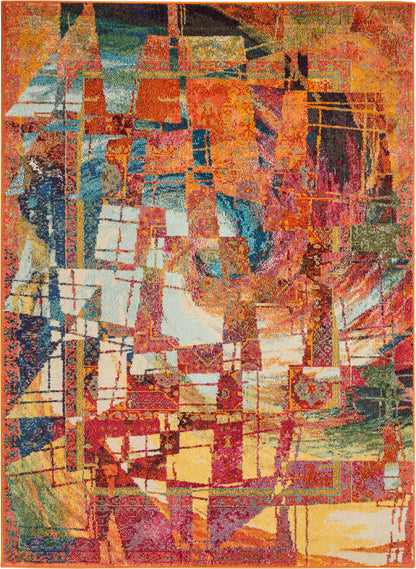 Nourison Home Celestial  Stained Glass  Contemporary