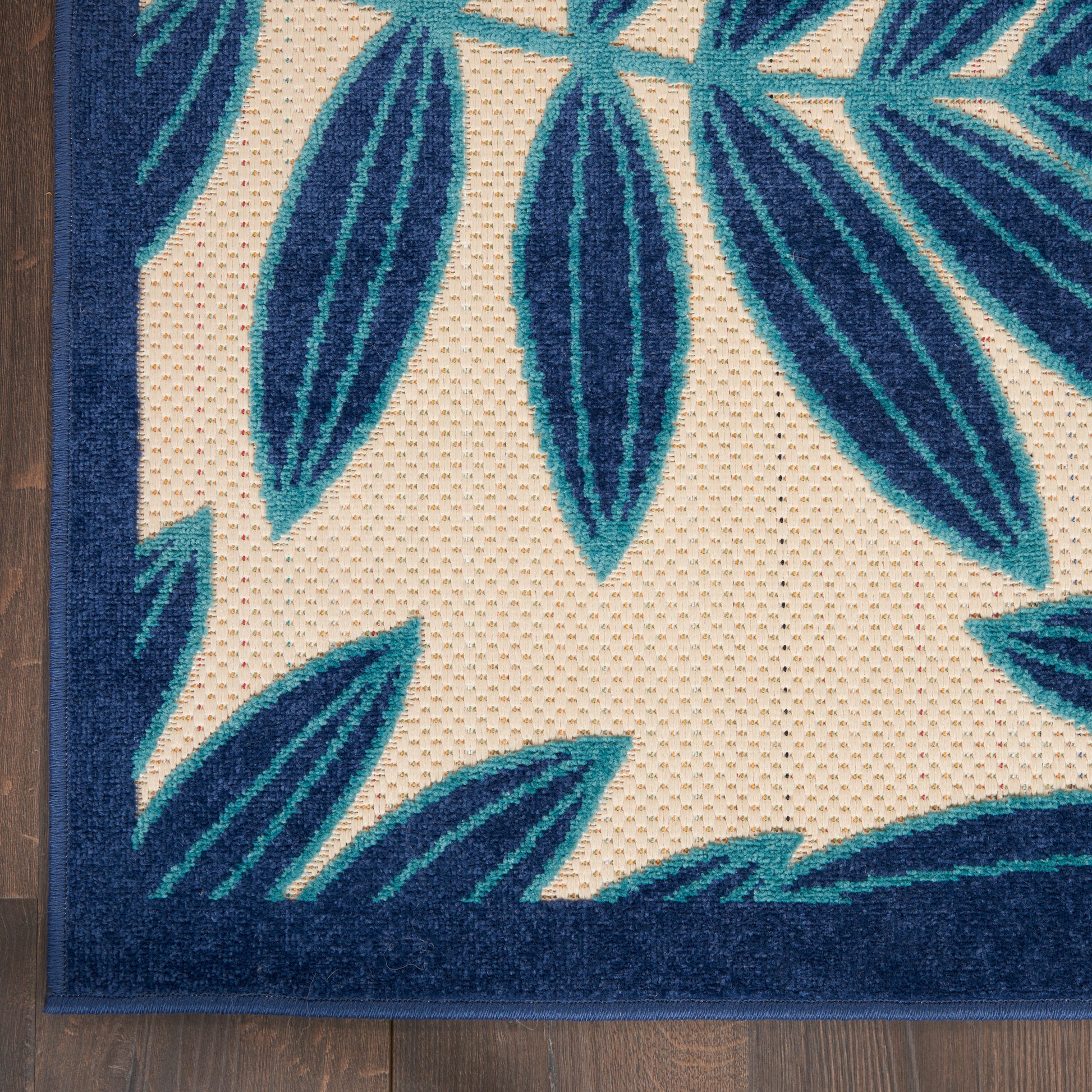 Nourison Home Aloha  Navy  Contemporary