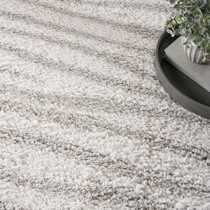 Nourison Home Modern Shag  Ivory Grey  Contemporary