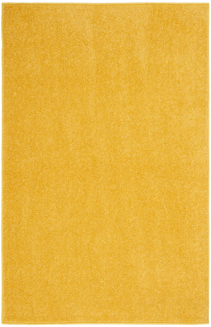 Nourison Home Nourison Essentials NRE01 Yellow Contemporary Power-loomed Rug