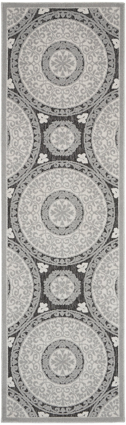 Nourison Home Key Largo KLG03 Grey Contemporary Power-loomed Rugs