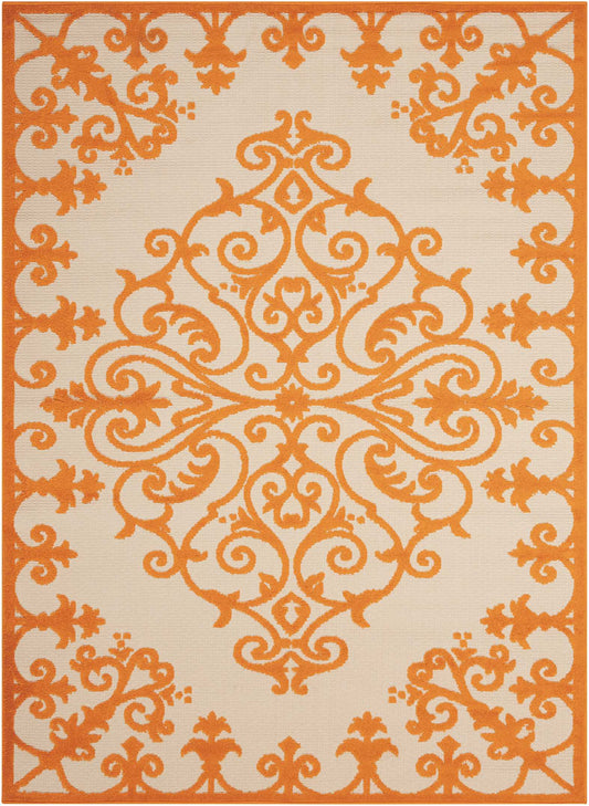 Nourison Home Aloha  Orange  Contemporary