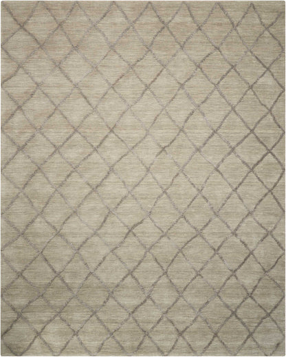 Nourison Home Lunette LNT01 Silver Transitional Tufted Rug
