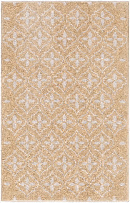 Nourison Home Nourison Essentials NRE04 Beige Ivory Contemporary Power-loomed Rug