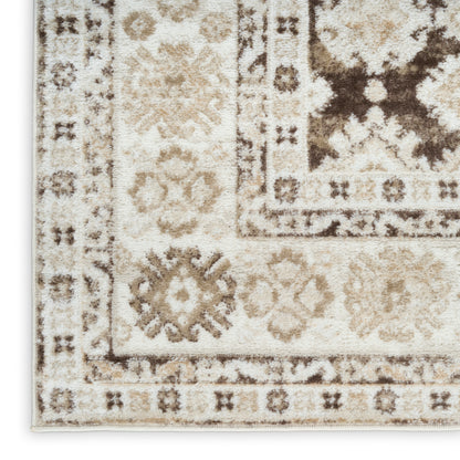 Nourison Home Dekor  Ivory Brown  Traditional