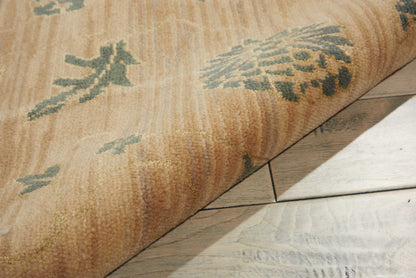 Nourison Home Silk Elements  Beige  Traditional