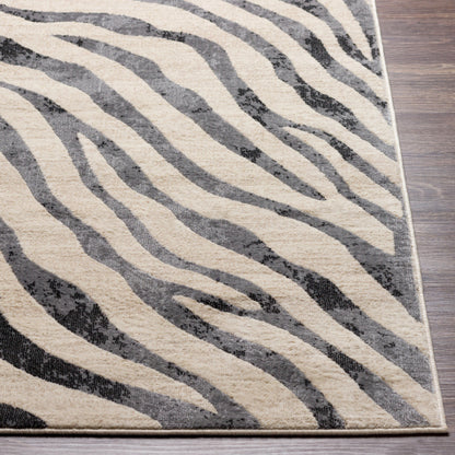 Surya City CIT-2300 Charcoal Modern Machinemade Rug