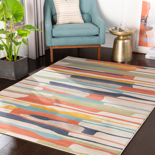 Surya City CIT-2339 Orange Modern Machinemade Rug