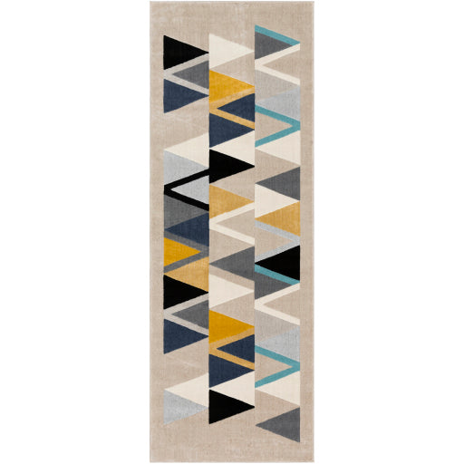Surya City CIT-2349 Mustard Modern Machinemade Rug