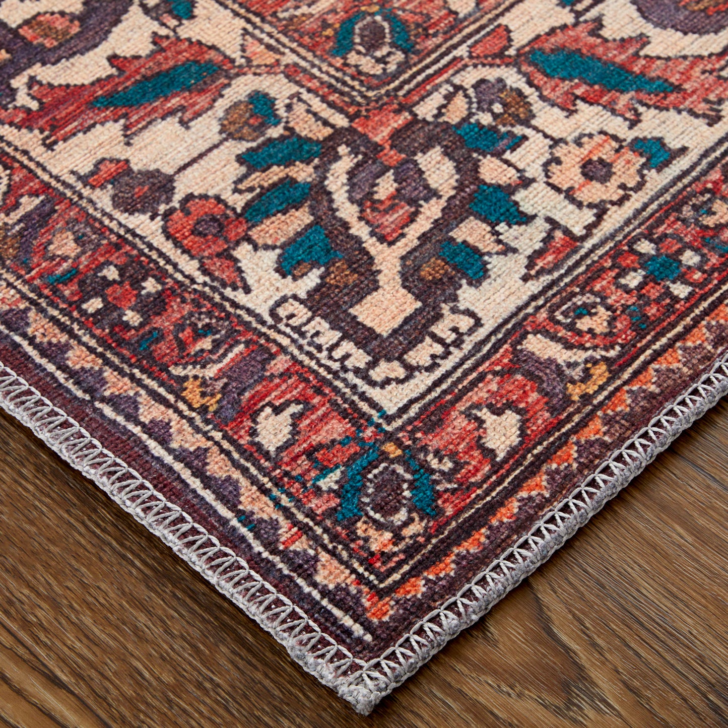 Feizy Rawlins  Tan Multi Transitional/Vintage/Bohemian & Eclectic