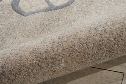 Nourison Home Maxell  Beige  Contemporary