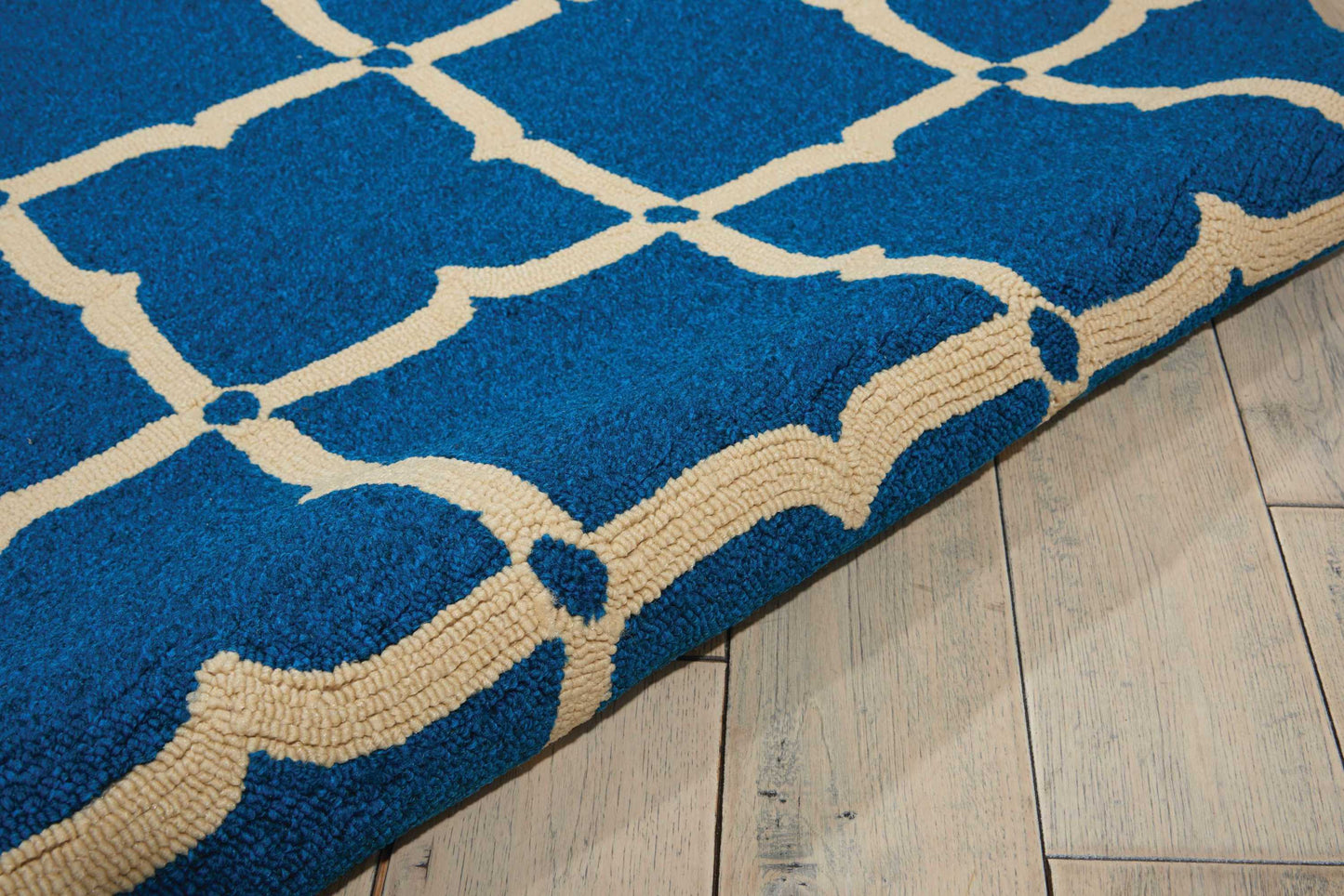 Nourison Home Portico  Navy  Contemporary