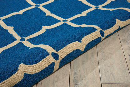 Nourison Home Portico  Navy  Contemporary