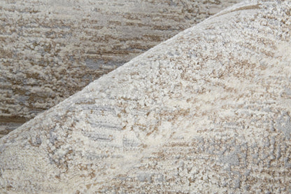 Feizy Vancouver 39FHF Ivory Gray Modern/Industrial Rug - Rugs - Feizy - Atlanta Designer Rugs