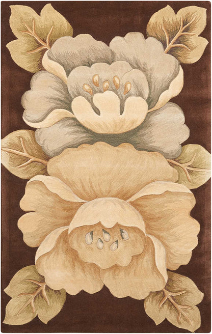 Nourison Home Tropics TS09 Brown Contemporary Tufted Rug